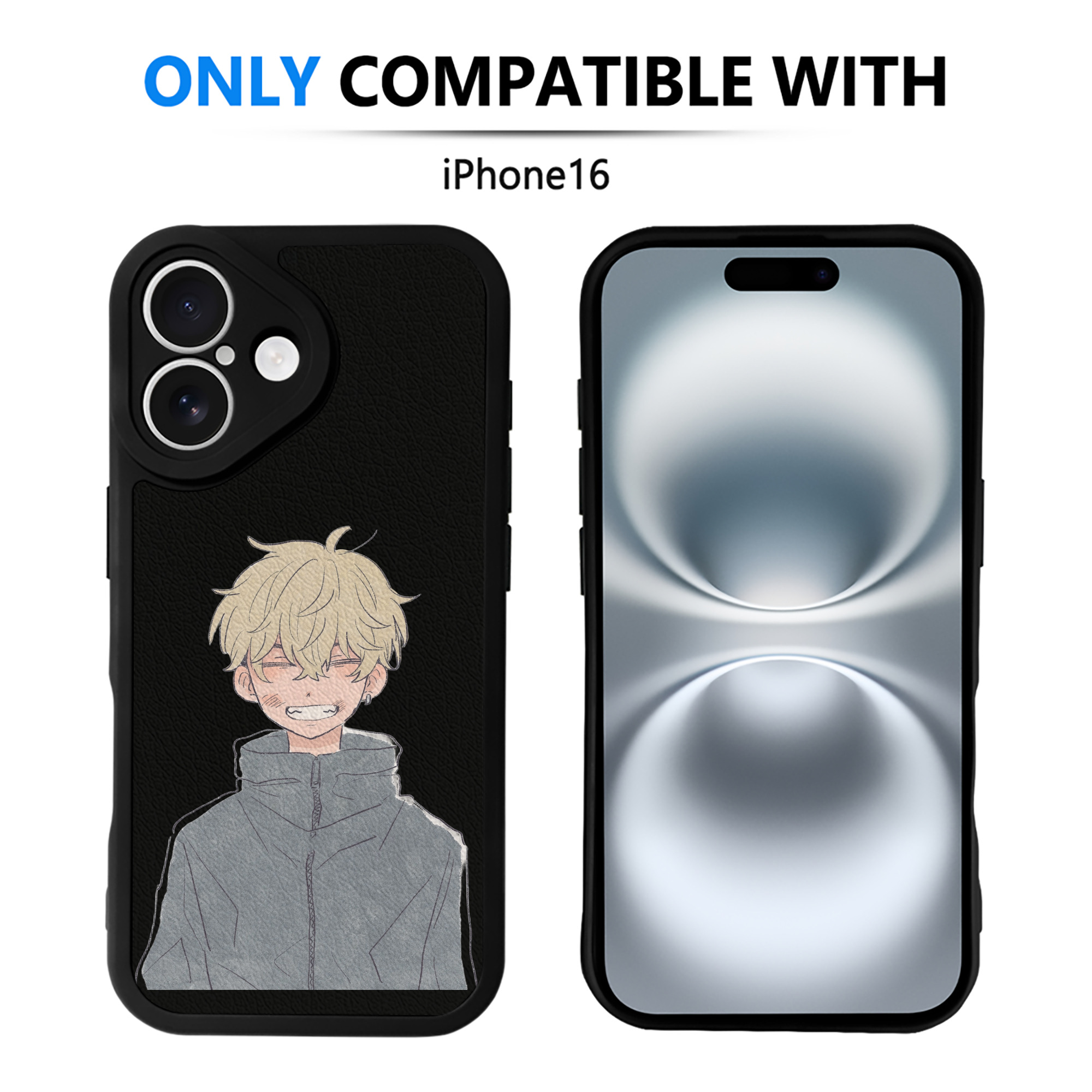 （画像用） 東京リベンジャーズ Tokyo Revengers 【iPhone 16シリーズ対応】シリコンスマホケース（レザー調） 材質：シリコン